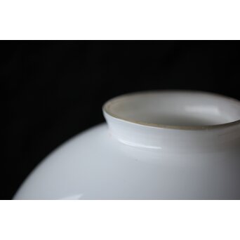 乳白色 外切子電笠 照明　A475 