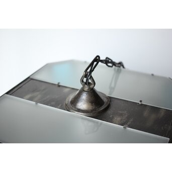 唐草文 色ガラス シャンデリア照明　A478Y 