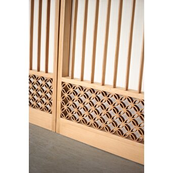 七宝紋 白木書院 4枚1組　R0409 