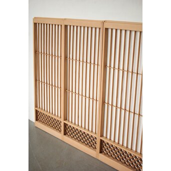 七宝紋 白木書院 4枚1組　R0409 