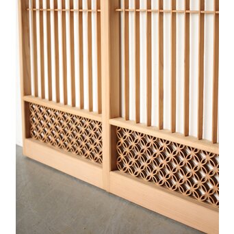 七宝紋 白木書院 4枚1組　R0409 