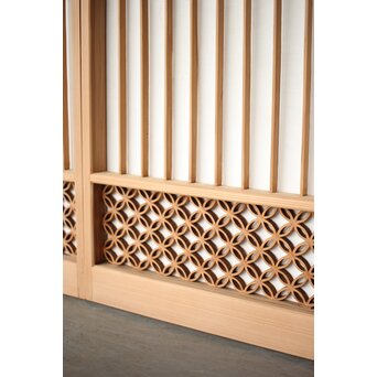 七宝紋 白木書院 4枚1組　R0409 