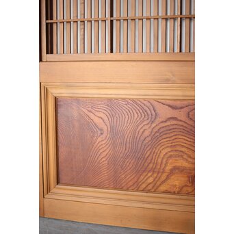 障子枠付 ダイアガラス細身格子戸　L1131 