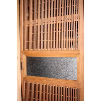 障子枠付 ダイアガラス細身格子戸　L1131 ダイアガラス　反対側は見えません