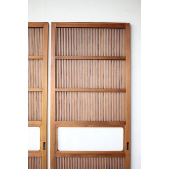 面取格子 細身格子戸 2枚1組　L1132 