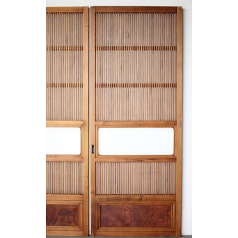 面取格子 細身格子戸 2枚1組　L1132 