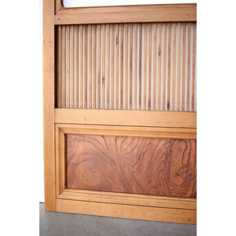 面取格子 細身格子戸 2枚1組　L1132 