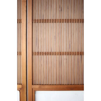 面取格子 細身格子戸 2枚1組　L1132 