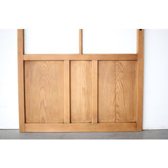 流水文 ダイア緑色ガラス戸　GD0228 