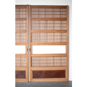 障子枠付 格子戸 3枚1組　L1133 