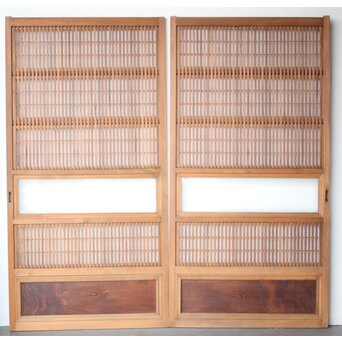 障子枠付 格子戸 3枚1組　L1133 AB　表