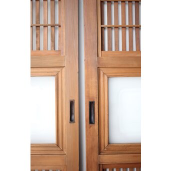 障子枠付 格子戸 3枚1組　L1133 