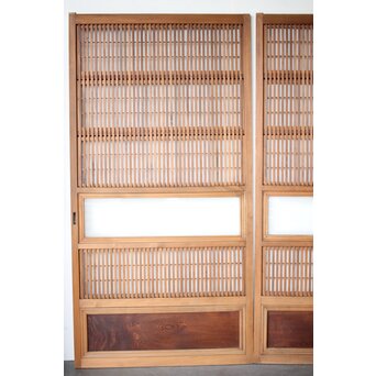 障子枠付 格子戸 3枚1組　L1133 