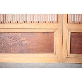 障子枠付 格子戸 3枚1組　L1133 