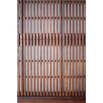 障子枠付 格子戸 2枚1組　L1134 