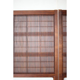 障子枠付 格子戸 2枚1組　L1134 