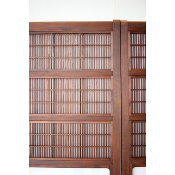 障子枠付 格子戸 2枚1組　L1134 