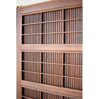 障子枠付 格子戸 2枚1組　L1134 