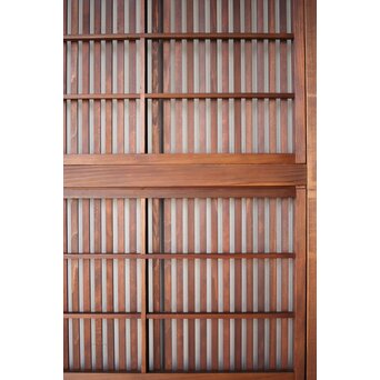 障子枠付 格子戸 2枚1組　L1134 