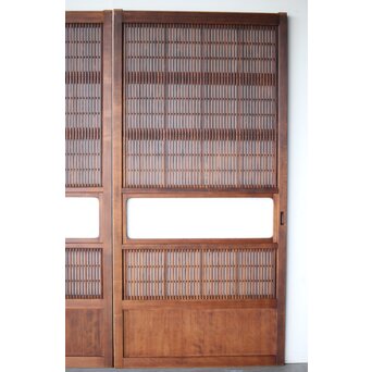 障子枠付 格子戸 2枚1組　L1134 