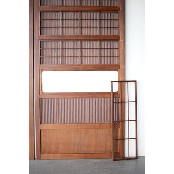 障子枠付 格子戸 2枚1組　L1134 