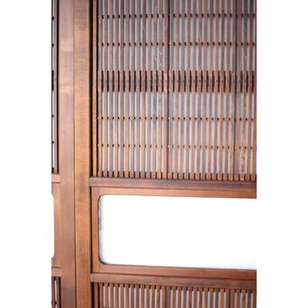 障子枠付 格子戸 2枚1組　L1134 