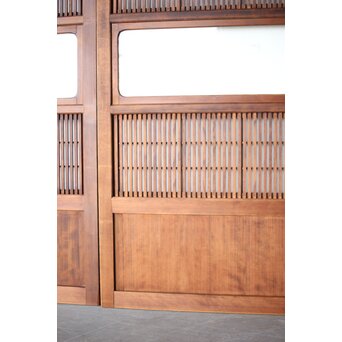 障子枠付 格子戸 2枚1組　L1134 