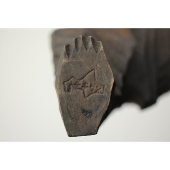 北海道 仁木産か 木彫熊　X463 