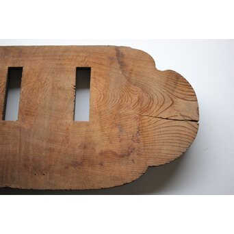 寺院木彫装飾 板額　X464 