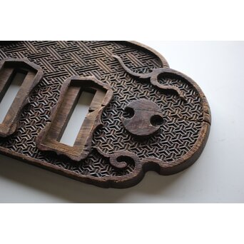 寺院木彫装飾 板額　X464 