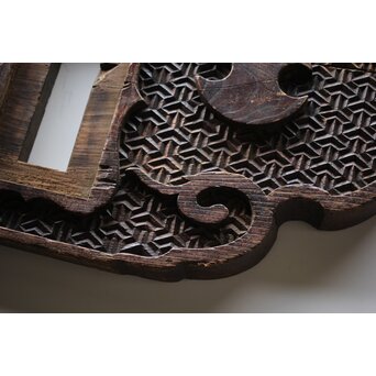 寺院木彫装飾 板額　X464 