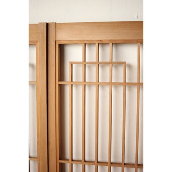 白木麻組子書院 2枚1組　R0410 