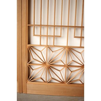 白木麻組子書院 2枚1組　R0410 