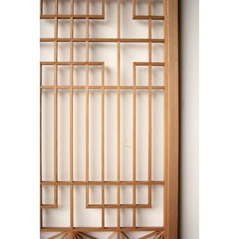 白木麻組子書院 2枚1組　R0410 