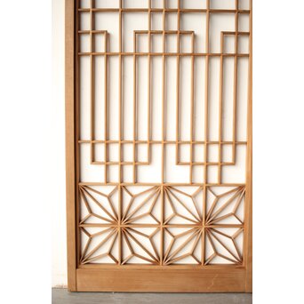 白木麻組子書院 2枚1組　R0410 