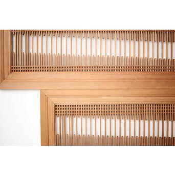 中型 変則筬欄間 2枚1組　R0412 