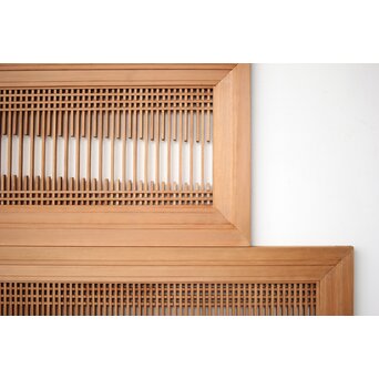 中型 変則筬欄間 2枚1組　R0412 