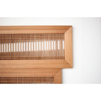 中型 変則筬欄間 2枚1組　R0412 