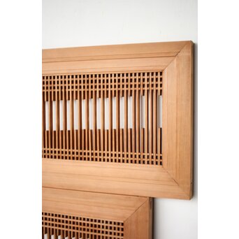 中型 変則筬欄間 2枚1組　R0412 