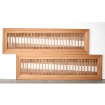 中型 変則筬欄間 2枚1組　R0412 もう片面　両面使いですね