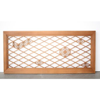 雲竜ガラス 小型組子欄間　R0413