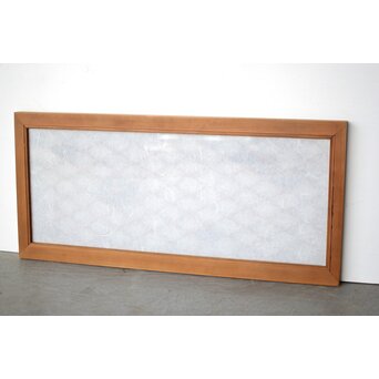 雲竜ガラス 小型組子欄間　R0413 ガラス面