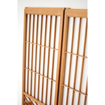 雲竜ガラス 組子書院 2枚1組　R0414 