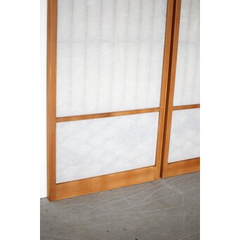 雲竜ガラス 組子書院 2枚1組　R0414 