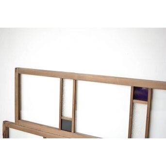 色ガラス欄間 2枚1組　R0415 