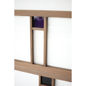 色ガラス欄間 2枚1組　R0415 