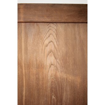 中型欅一枚板門扉一対　W0157 