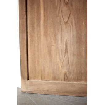 中型欅一枚板門扉一対　W0157 