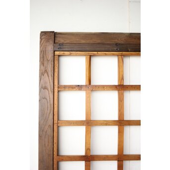 栗の升格子蔵戸　W0158 