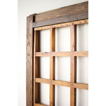 栗の升格子蔵戸　W0158 